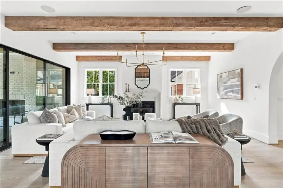Furnished interior view inside a new home in , Atlanta (Image 15).