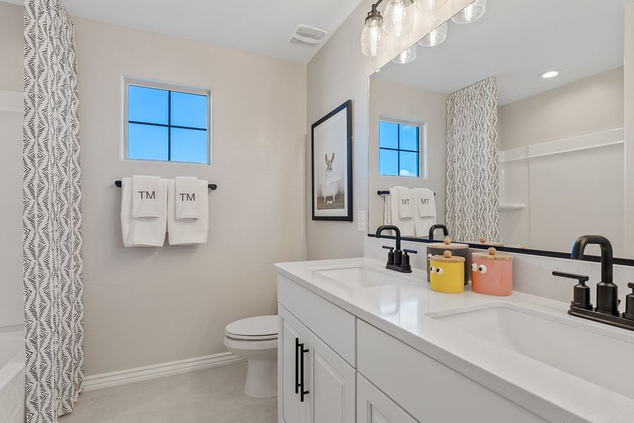 Furnished interior view inside a new home in Artisan at Asante, Surprise (Image 18).