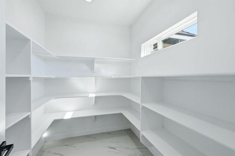 View of storage area