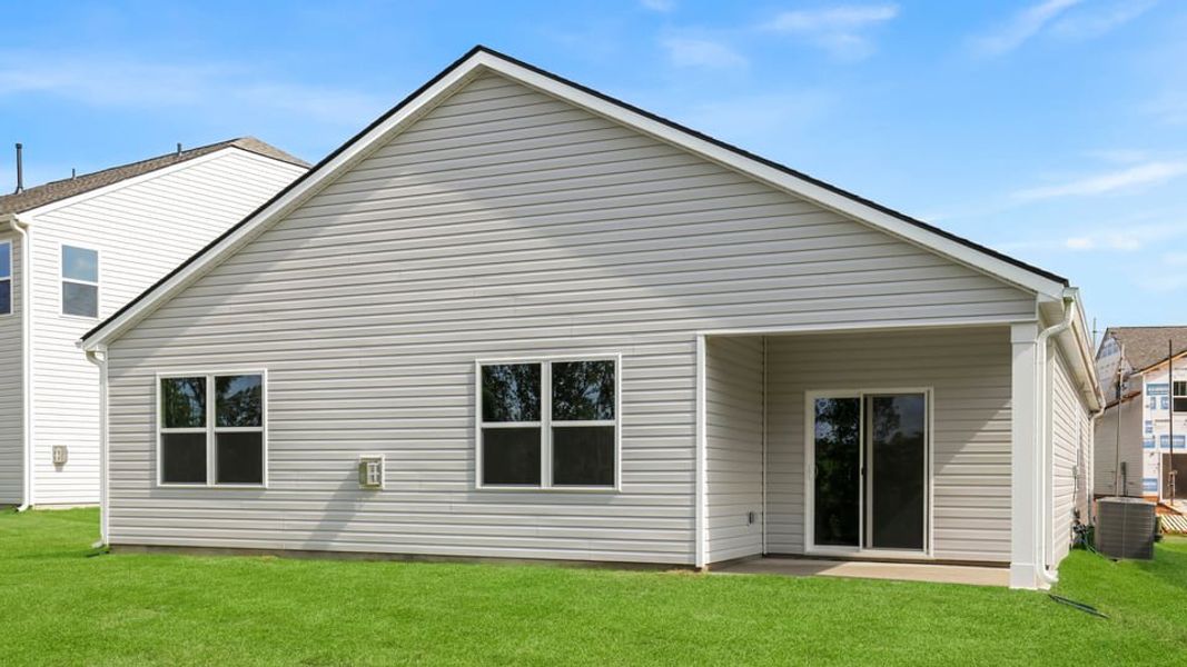 Exterior details and patio area of a home in Hunters Ridge, Woodruff (Image 20).