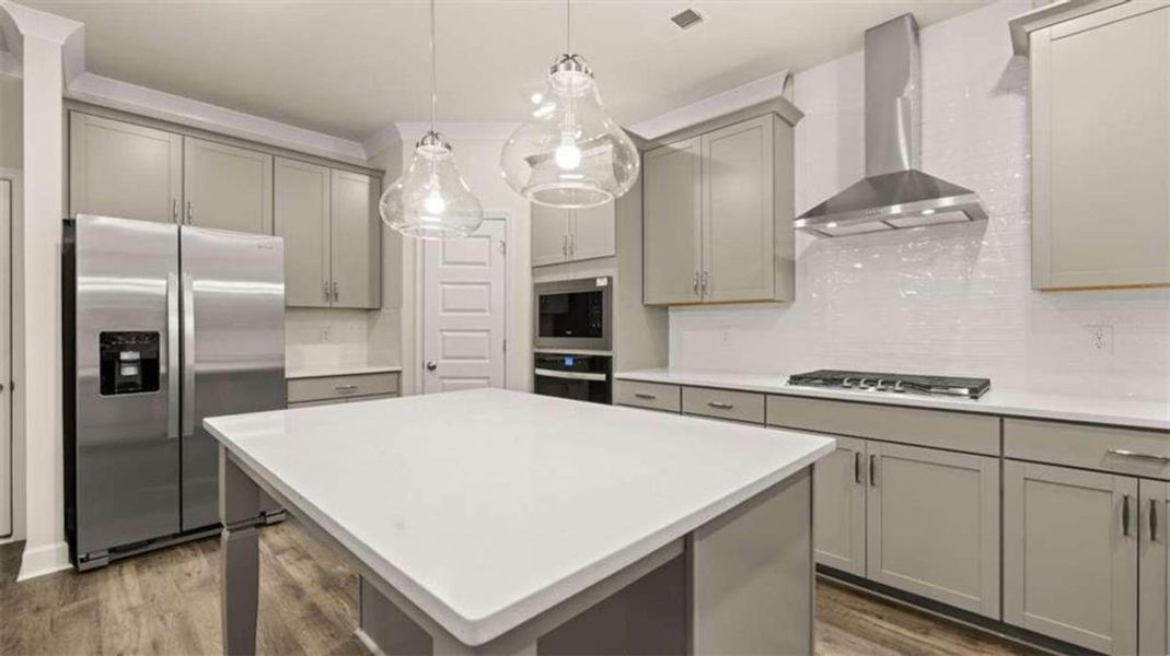 Furnished interior view inside a new home in Heritage Pointe, Senoia (Image 17).