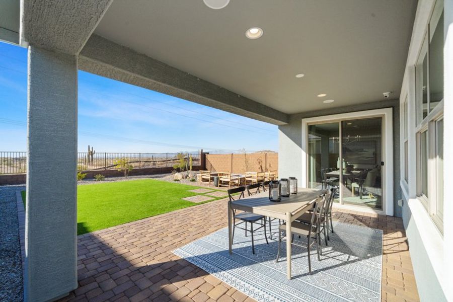 Exterior details and patio area of a home in Estrella, Goodyear (Image 3). Exterior details and patio area of a home in Estrella, Goodyear (Image 3).
