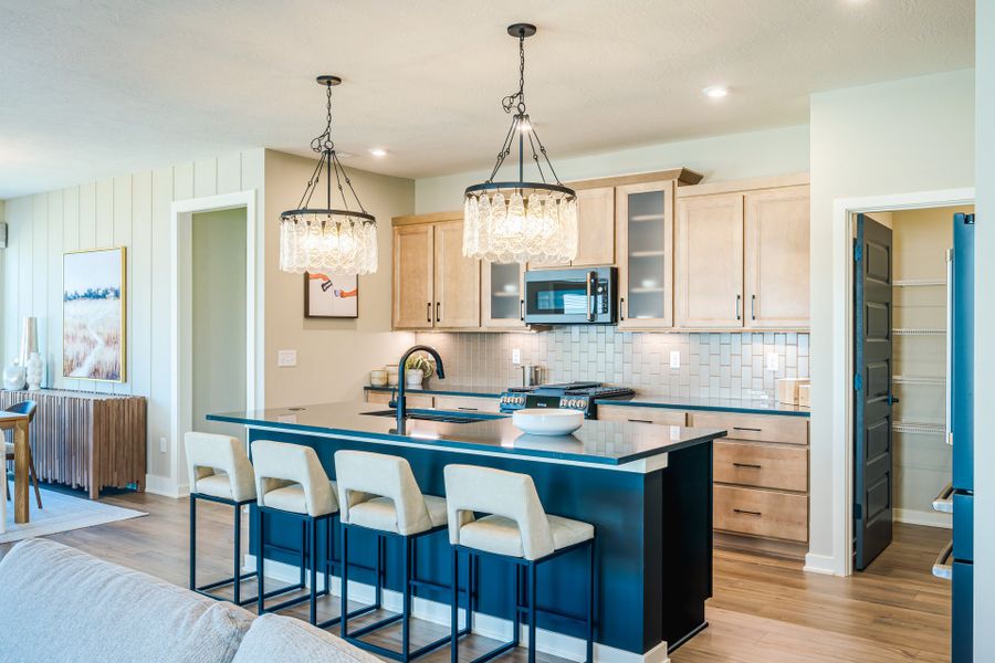 Representative furnished interior of a home built from the Camden by Fischer Homes in Easton Park, Dallas (Image 9).