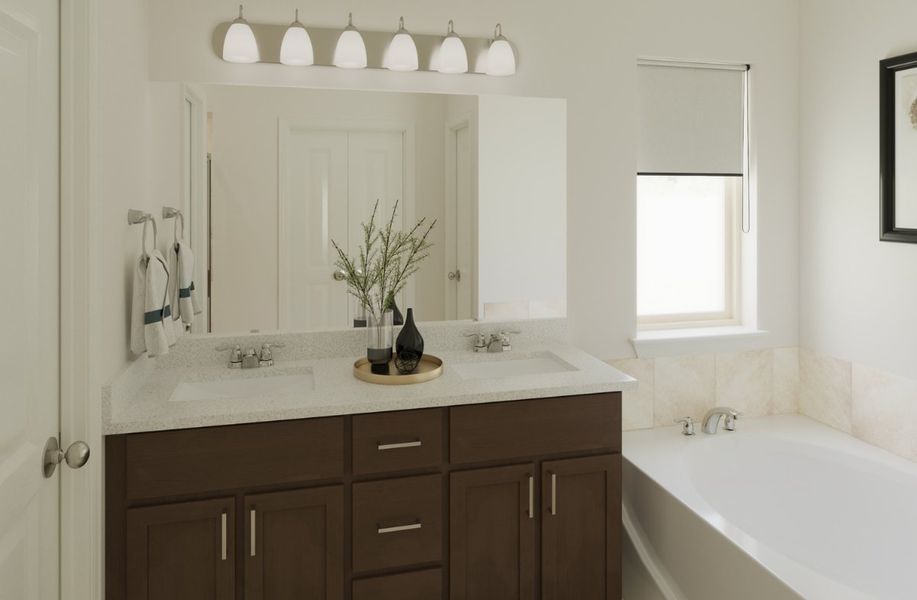 Representative furnished interior of a home built from the Brooks by Beazer Homes in Whitewing Trails: Meadows 50', Princeton (Image 20). Representative furnished interior of a home built from the Brooks by Beazer Homes in Whitewing Trails: Meadows 50', Princeton (Image 20).