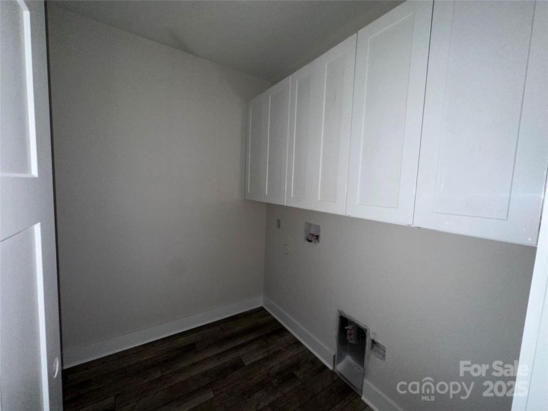 Laundry Room with Cabinets (not a cheap wire rack)