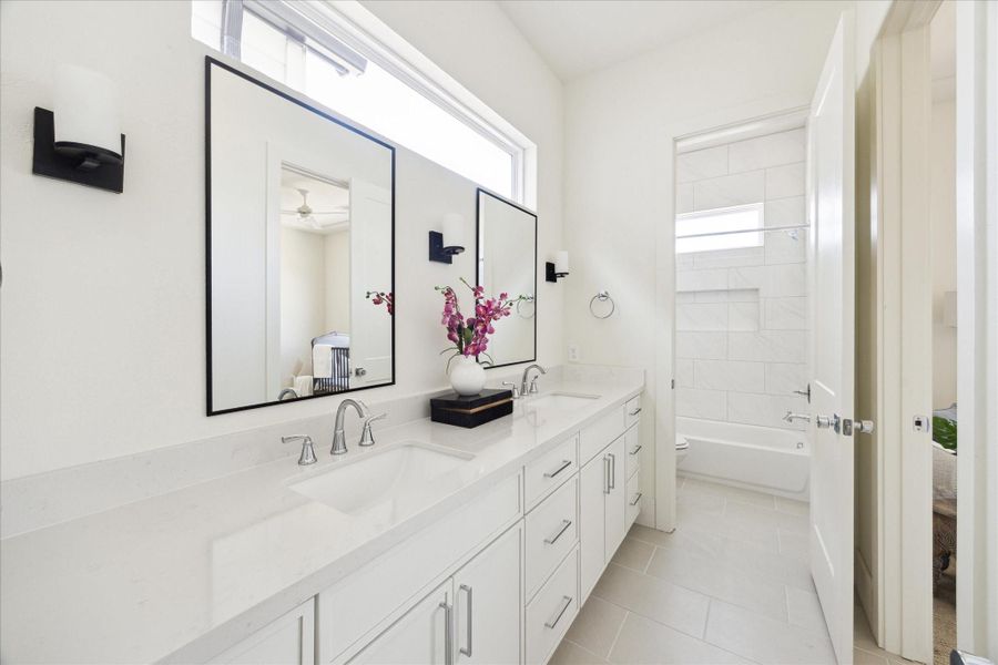 Furnished interior view inside a new home in , Houston (Image 24).
