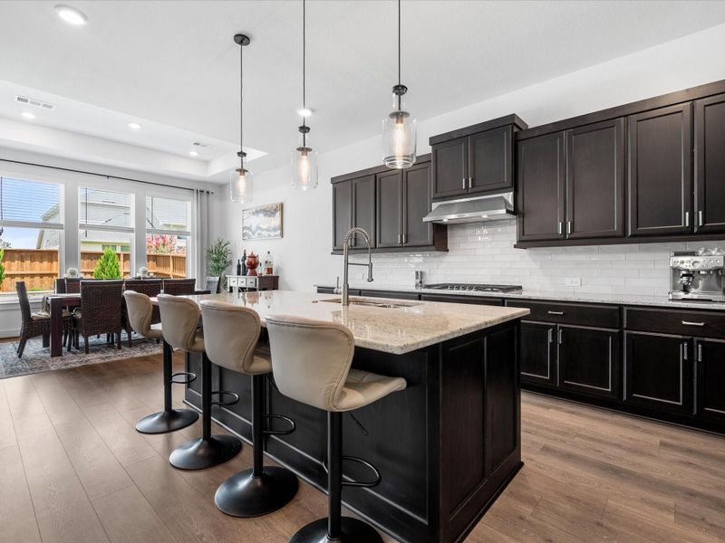 Furnished interior view inside a new home in , Spring (Image 38).