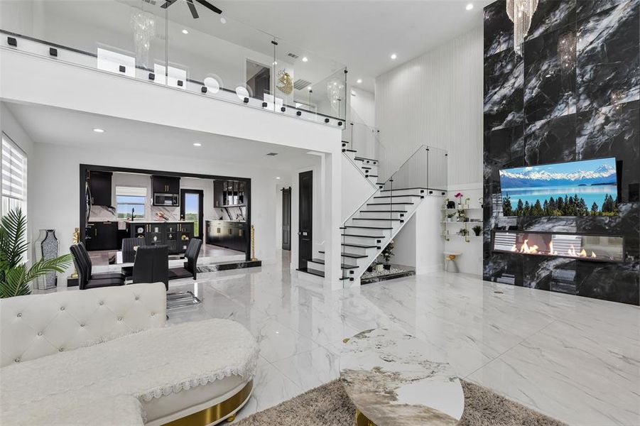 Furnished interior view inside a new home in , Van Alstyne (Image 7).