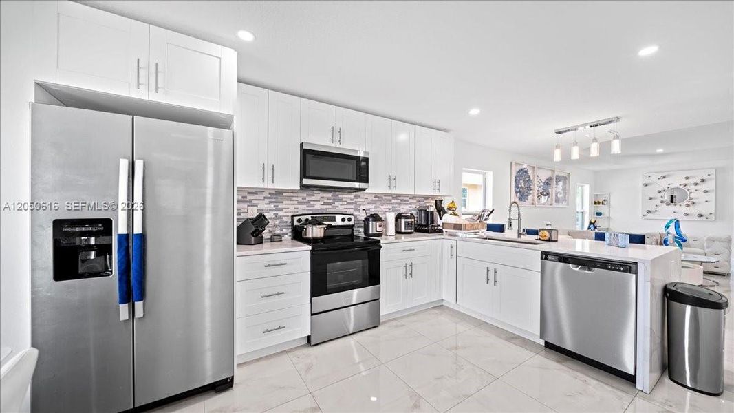 Furnished interior view inside a new home in , West Palm Beach (Image 29).