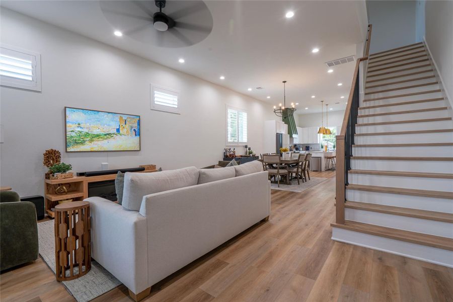 Furnished interior view inside a new home in , Houston (Image 23). Furnished interior view inside a new home in , Houston (Image 23).