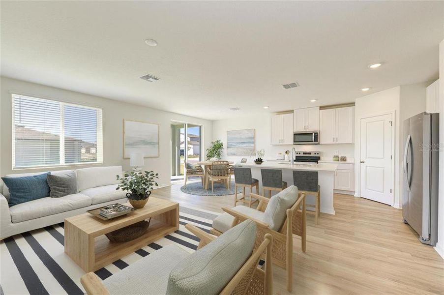 Furnished interior view inside a new home in Magnolia Bay - Classic Series, Nokomis (Image 13).