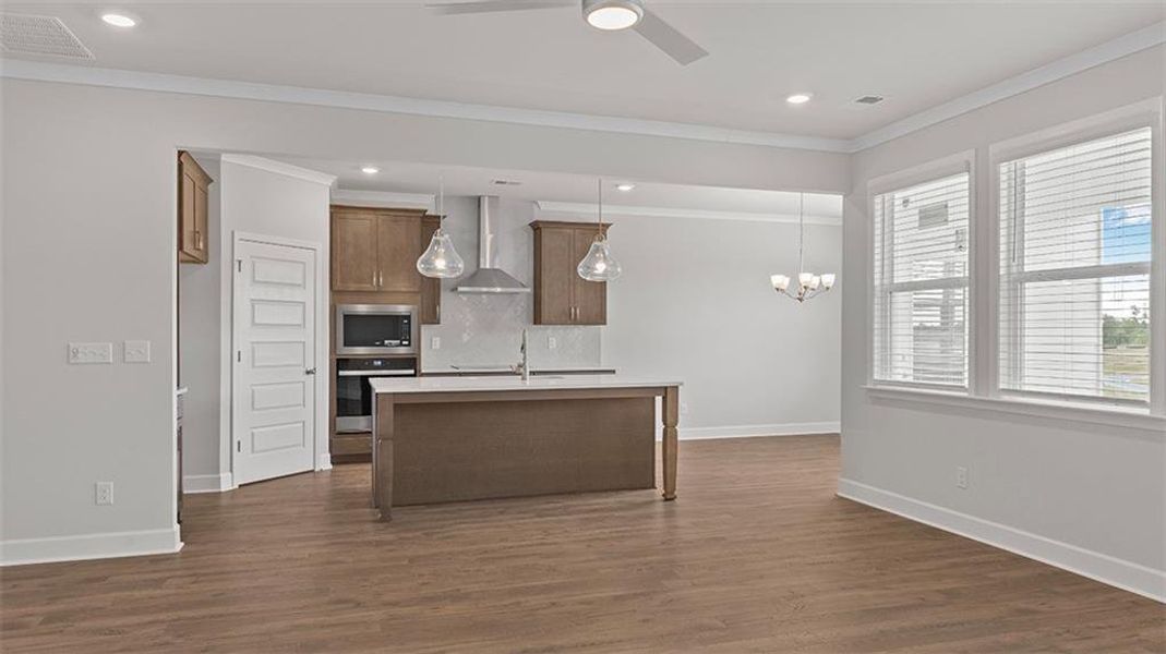 Furnished interior view inside a new home in Evergreen Crossing, Locust Grove (Image 6).