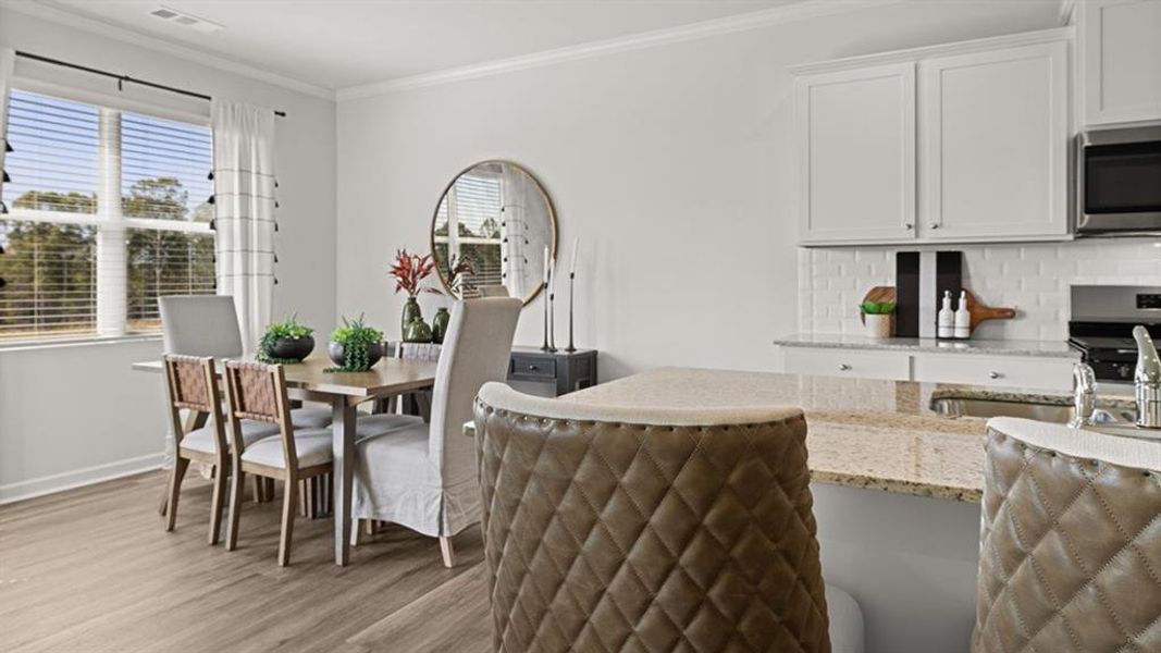 Furnished interior view inside a new home in Lost Creek, Dallas (Image 29).