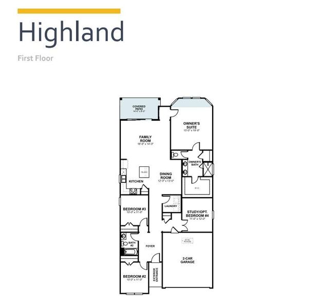 2D floor plan layout of this home in Cedar Brook, Leander, TX (Image 4). 2D floor plan layout of this home in Cedar Brook, Leander, TX (Image 4).