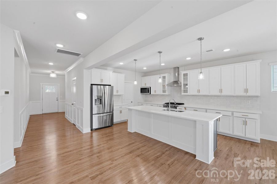 Furnished interior view inside a new home in , Charlotte (Image 9).