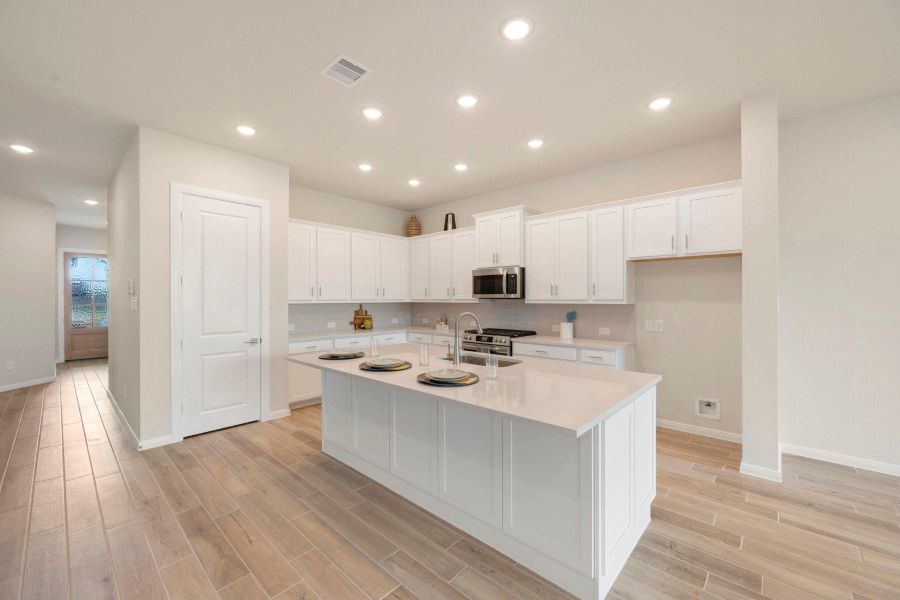 Furnished interior view inside a new home in Jubilee - Reserve Collection, Hockley (Image 3).