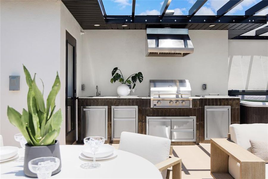 Furnished interior view inside a new home in , St. Petersburg (Image 10).