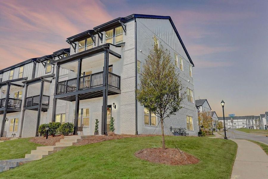 Front exterior of a new home in , Smyrna, GA, highlighting curb appeal (Image 23).