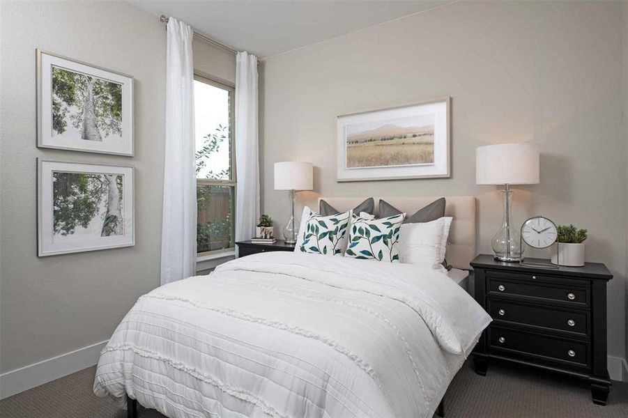 Furnished interior view inside a new home in Discovery Collection at Bridgewater, Midlothian (Image 17). Furnished interior view inside a new home in Discovery Collection at Bridgewater, Midlothian (Image 17).