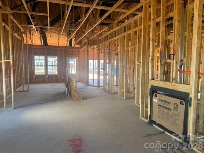 Great Room into Kitchen View