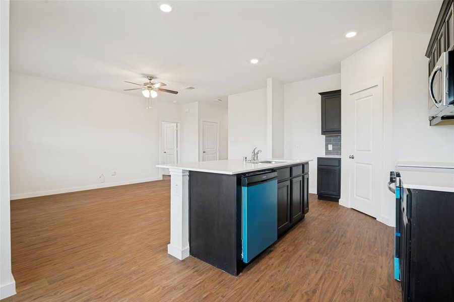 Furnished interior view inside a new home in Waverly Estates, Josephine (Image 7).