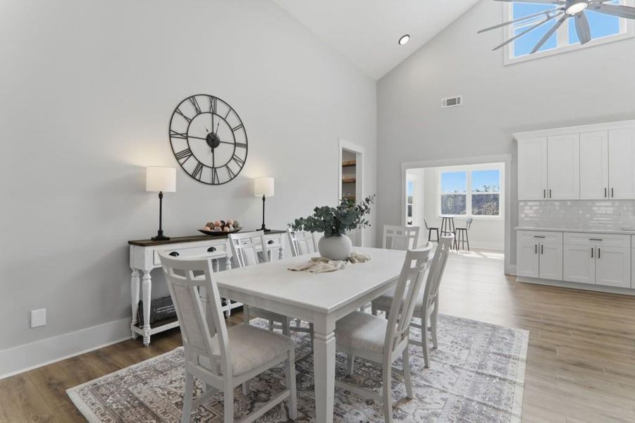 Furnished interior view inside a new home in , Senoia (Image 66).