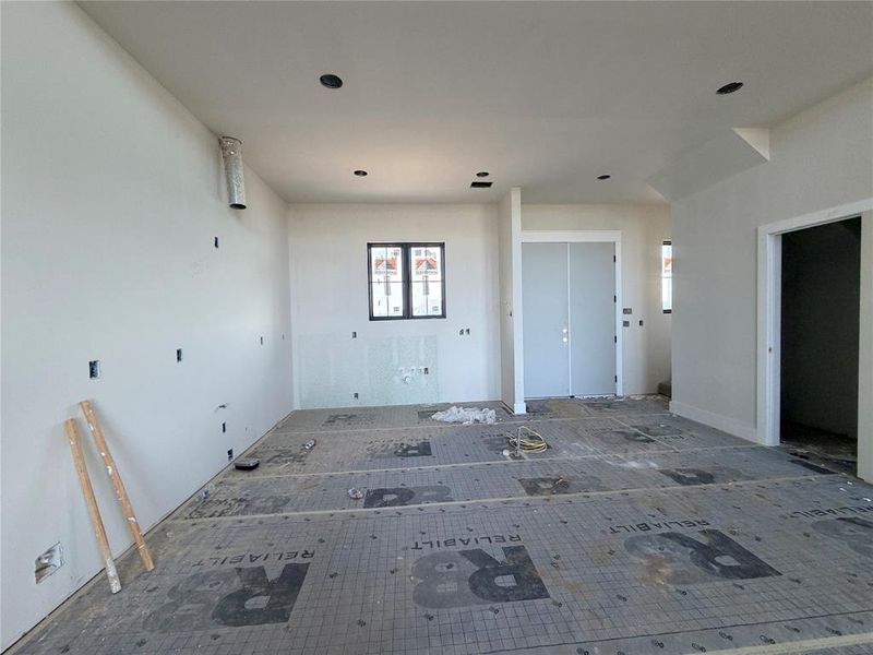 In-progress construction of a new home in , Poolville, TX (Image 28).