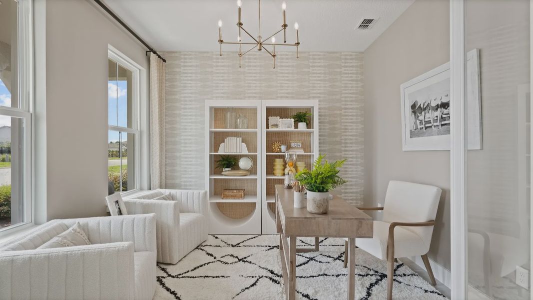 Furnished interior view inside a new home in Trailside, Mount Dora (Image 9).