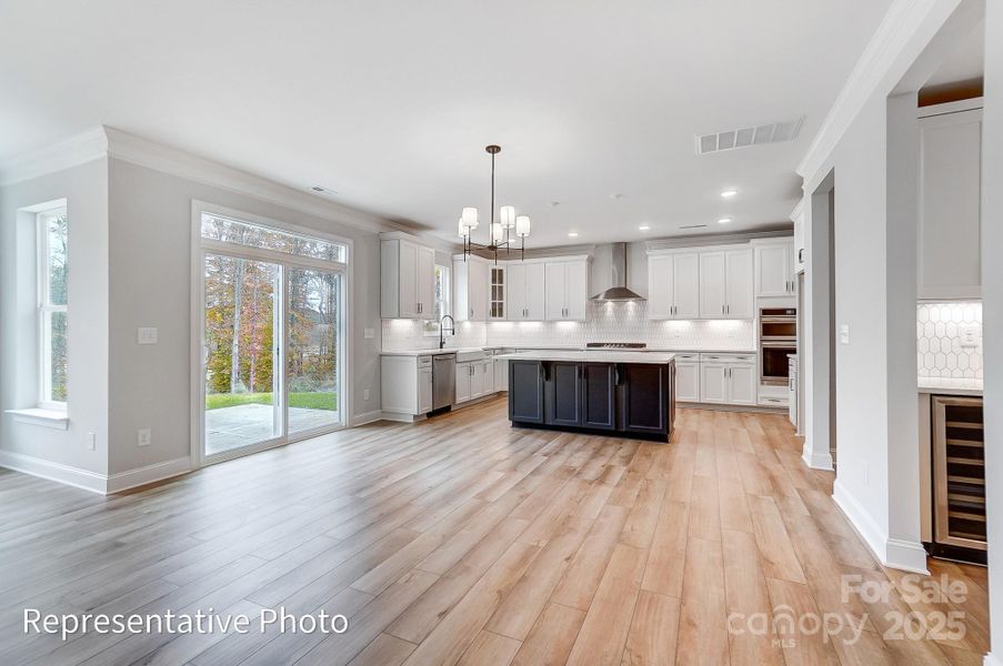 Furnished interior view inside a new home in The Enclave at Laurelbrook, Sherrills Ford (Image 8).