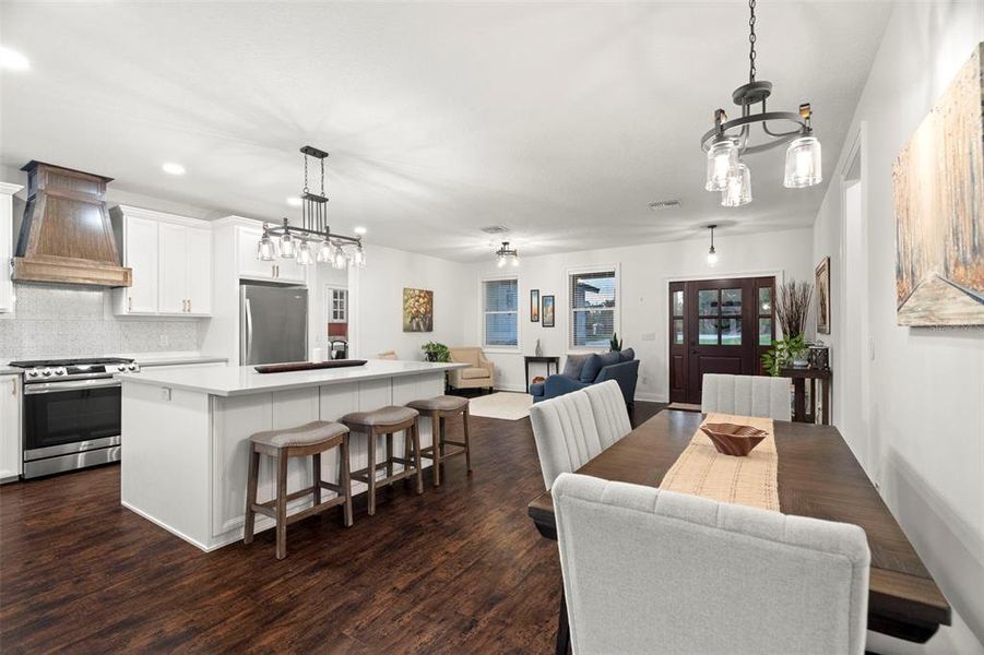 Furnished interior view inside a new home in , Webster (Image 8).