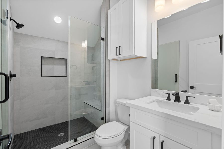 Furnished interior view inside a new home in , Houston (Image 16).