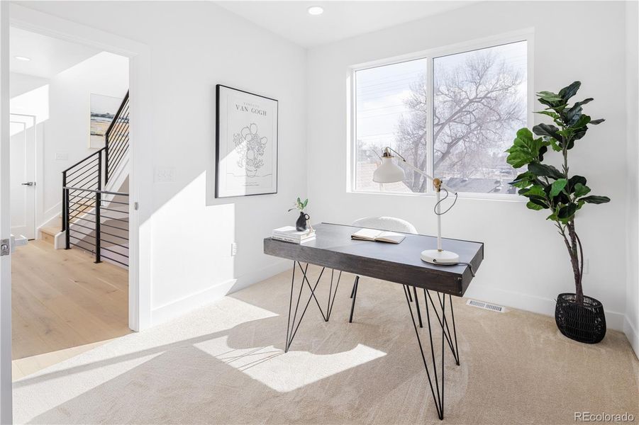 Furnished interior view inside a new home in , Denver (Image 17).