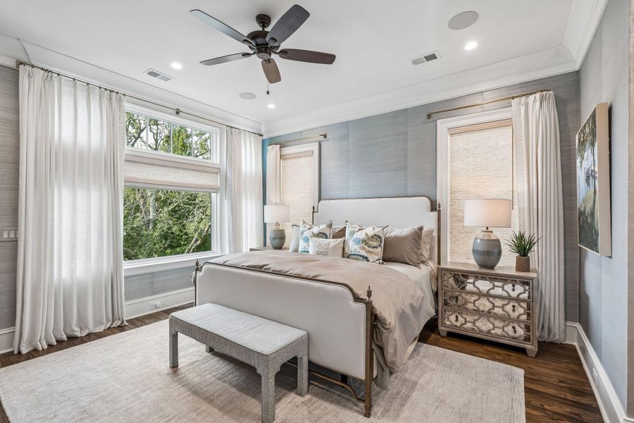 Furnished interior view inside a new home in , Mount Pleasant (Image 13).