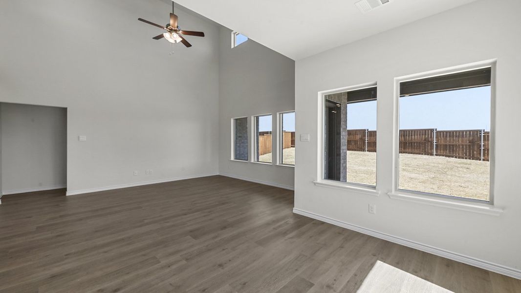 Representative unfurnished interior of a home built from the Copaiba by D.R. Horton in Winchester Crossing, Princeton (Image 8). Representative unfurnished interior of a home built from the Copaiba by D.R. Horton in Winchester Crossing, Princeton (Image 8).