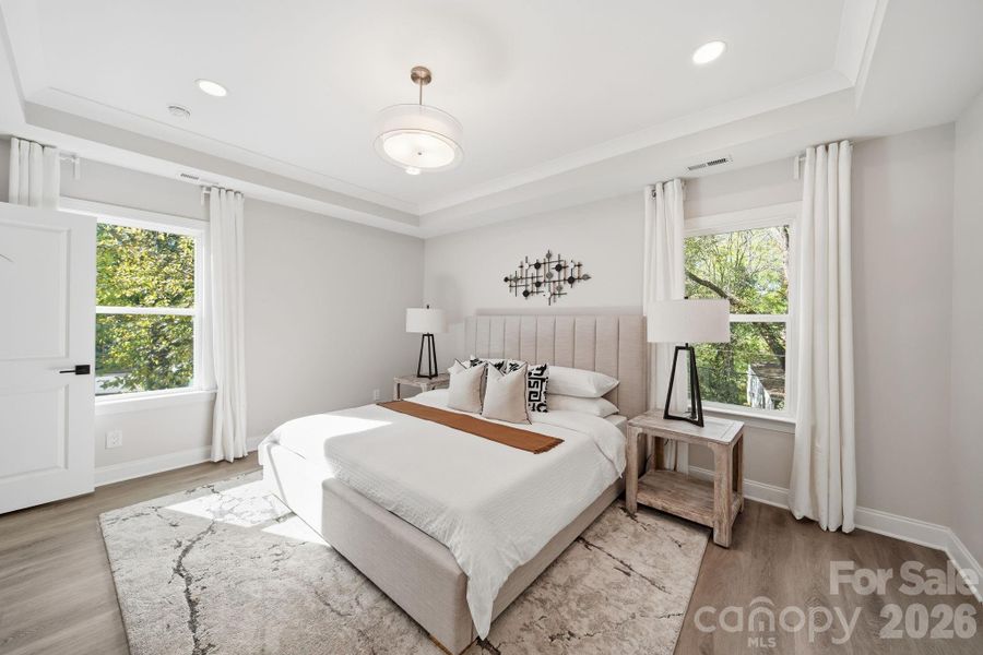 Furnished interior view inside a new home in , Charlotte (Image 35).