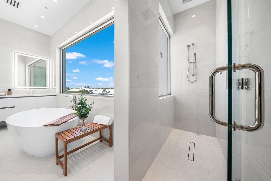 Furnished interior view inside a new home in , Delray Beach (Image 9). Furnished interior view inside a new home in , Delray Beach (Image 9).