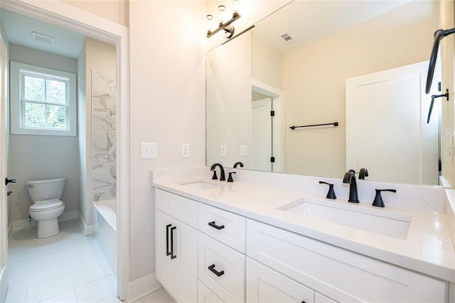 Furnished interior view inside a new home in , Atlanta (Image 6). Furnished interior view inside a new home in , Atlanta (Image 6).