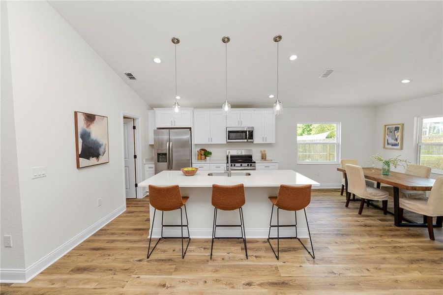Furnished interior view inside a new home in , Eagle Lake (Image 14).