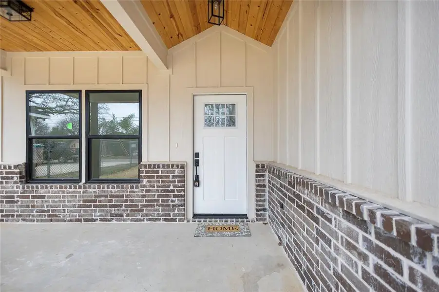 Exterior details and patio area of a home in , Tyler (Image 3). Exterior details and patio area of a home in , Tyler (Image 3).