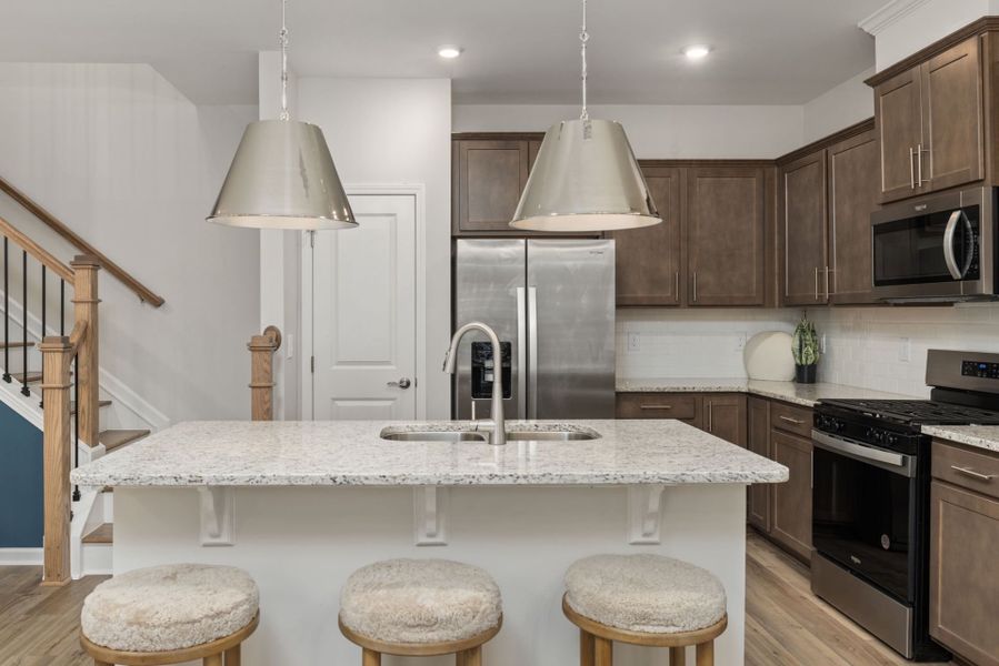 Furnished interior view inside a new home in Solana, Durham (Image 8).