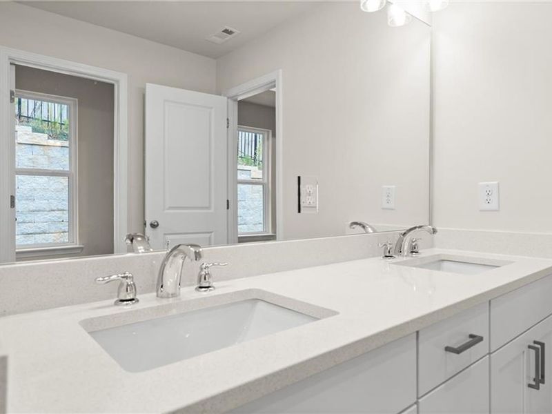 Furnished interior view inside a new home in The Village at Shallowford, Kennesaw (Image 9).