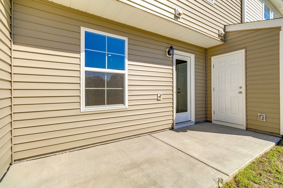 Front exterior of a new home in Astoria, Columbia, SC, highlighting curb appeal (Image 17).