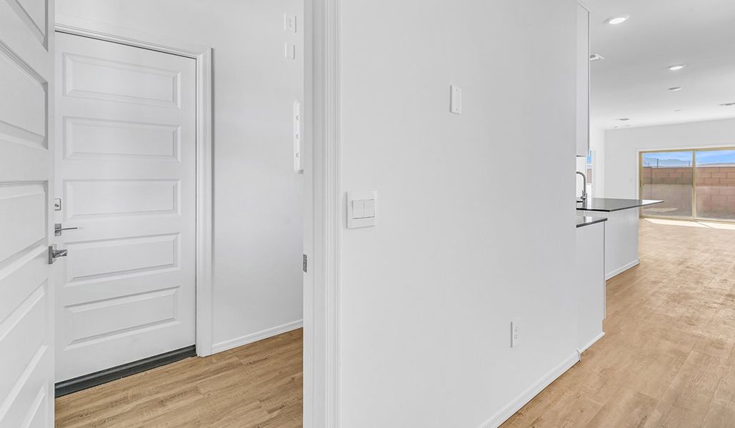 Spacious, unfurnished interior of a new home in Coronet at Gladden Farms, Marana (Image 17). Spacious, unfurnished interior of a new home in Coronet at Gladden Farms, Marana (Image 17).