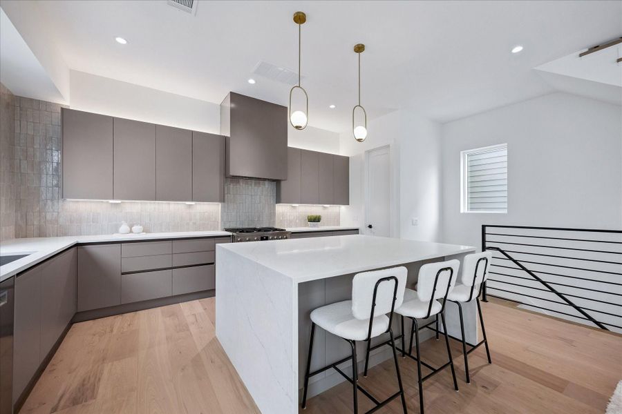 Furnished interior view inside a new home in , Houston (Image 37).