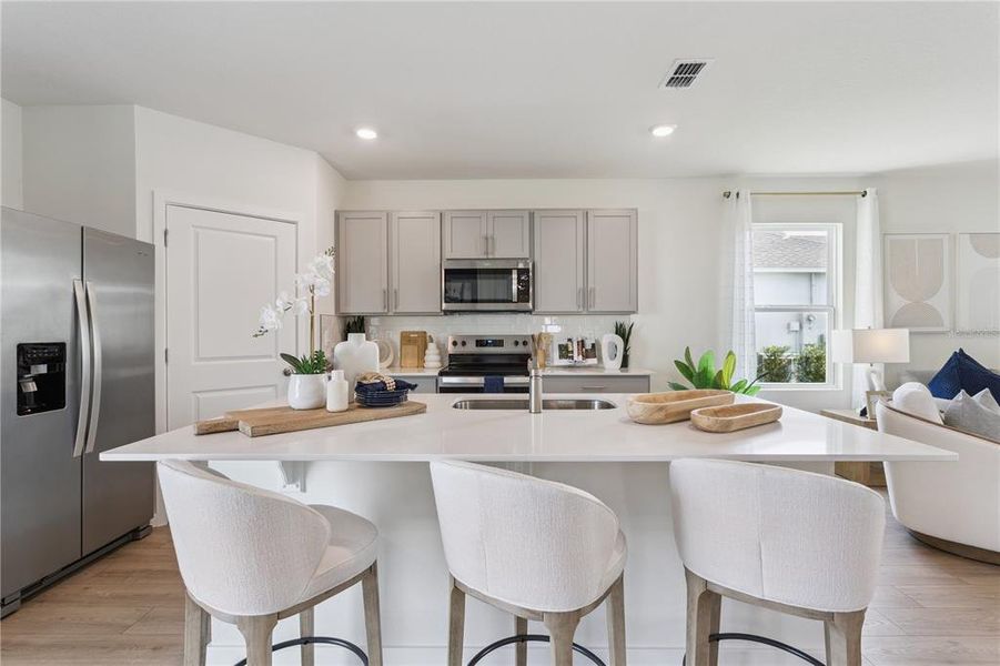 Furnished interior view inside a new home in Crossroads at Kelly Park, Apopka (Image 20).