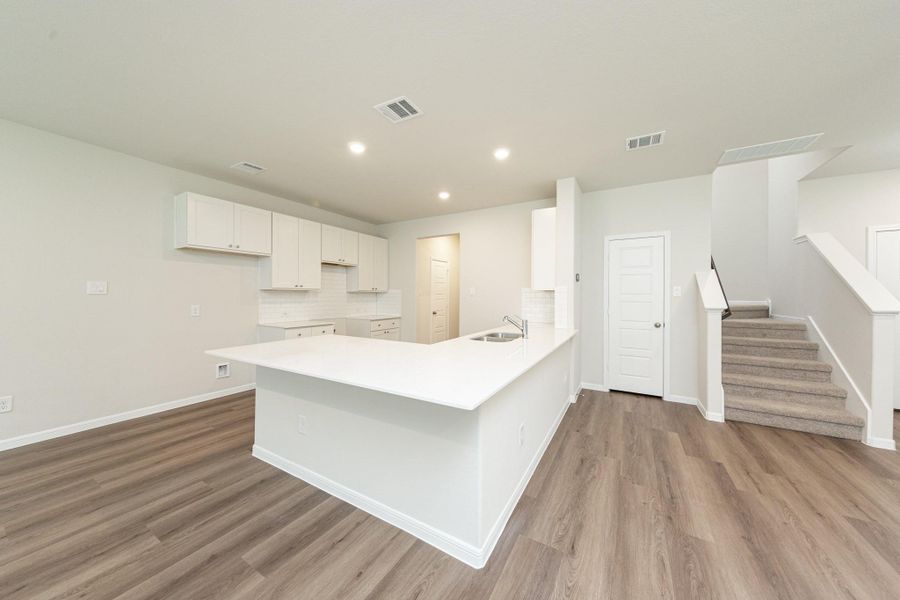 Furnished interior view inside a new home in Bammel Oaks, Houston (Image 6).