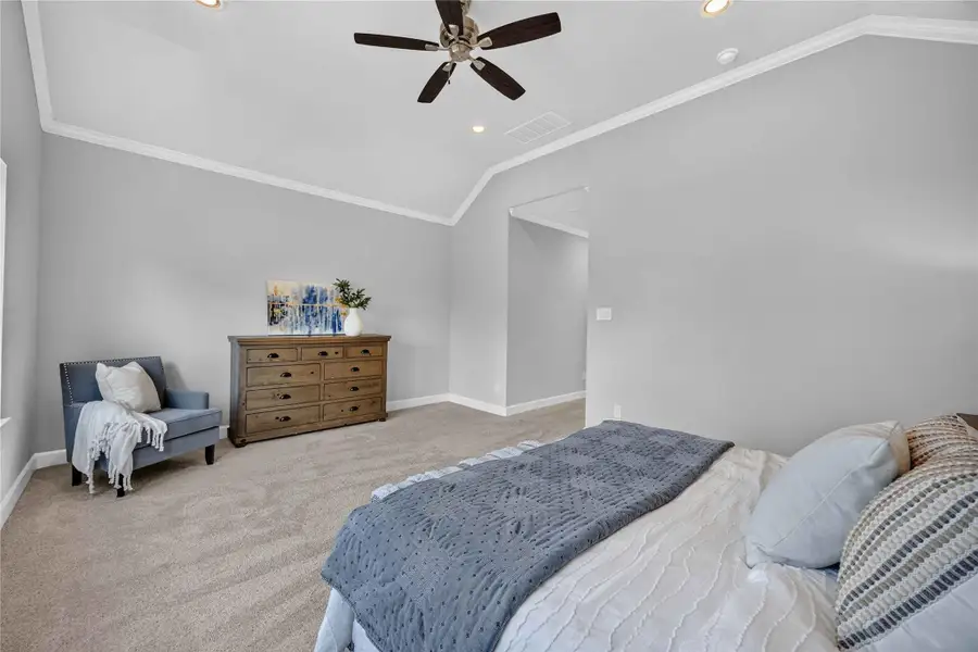 Furnished interior view inside a new home in , Houston (Image 13).