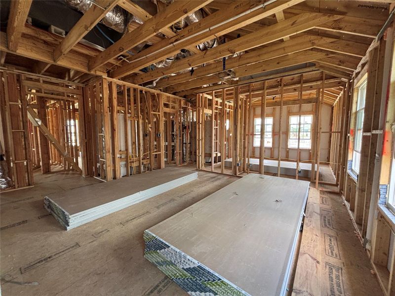 Spacious, unfurnished interior of a new home in Berry Creek Highlands, Georgetown (Image 28). Spacious, unfurnished interior of a new home in Berry Creek Highlands, Georgetown (Image 28).
