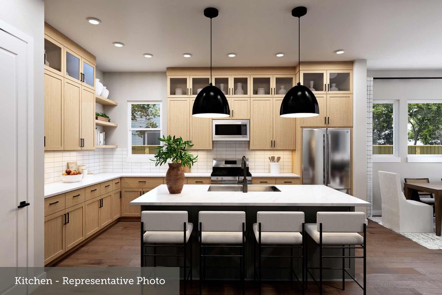 Furnished interior view inside a new home in Two Step Farm - Enclave Collection, Montgomery (Image 6).
