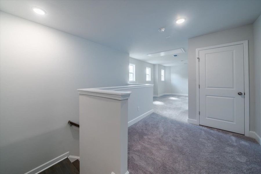 Spacious second floor with loft and ample light. Spacious second floor with loft and ample light.